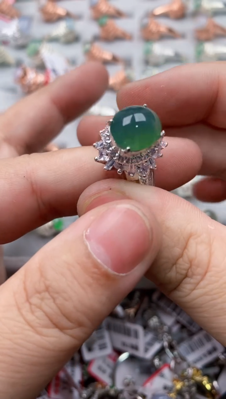 【闪购商品】翡翠戒指未镶嵌77777---24