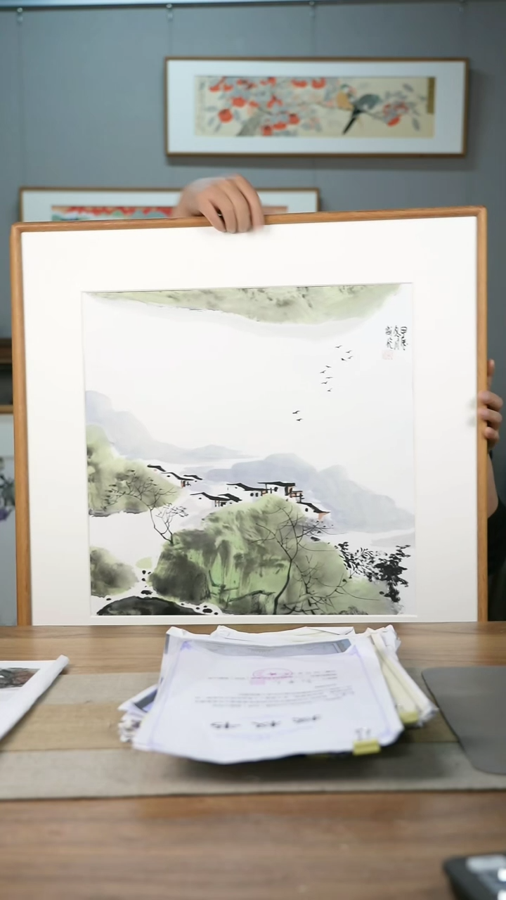 【闪购商品】书法协会会员老师带框作品-