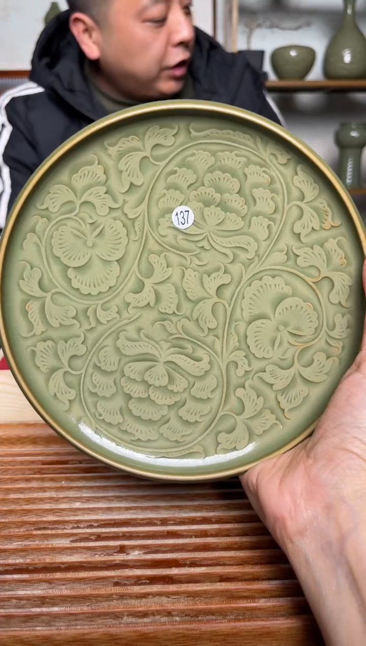 【闪购商品】其他137吴琼 纯手工橄榄绿壶承