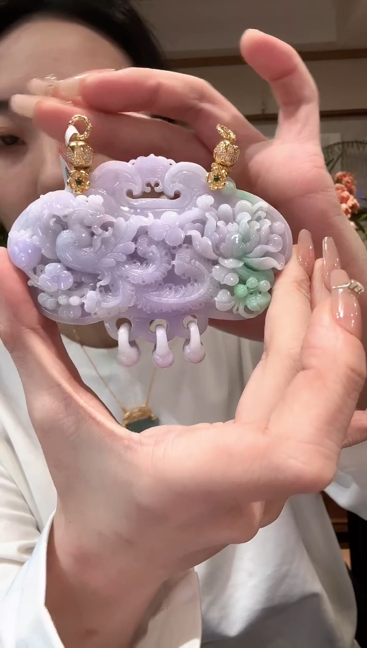 【闪购商品】翡翠颈饰未镶嵌国风