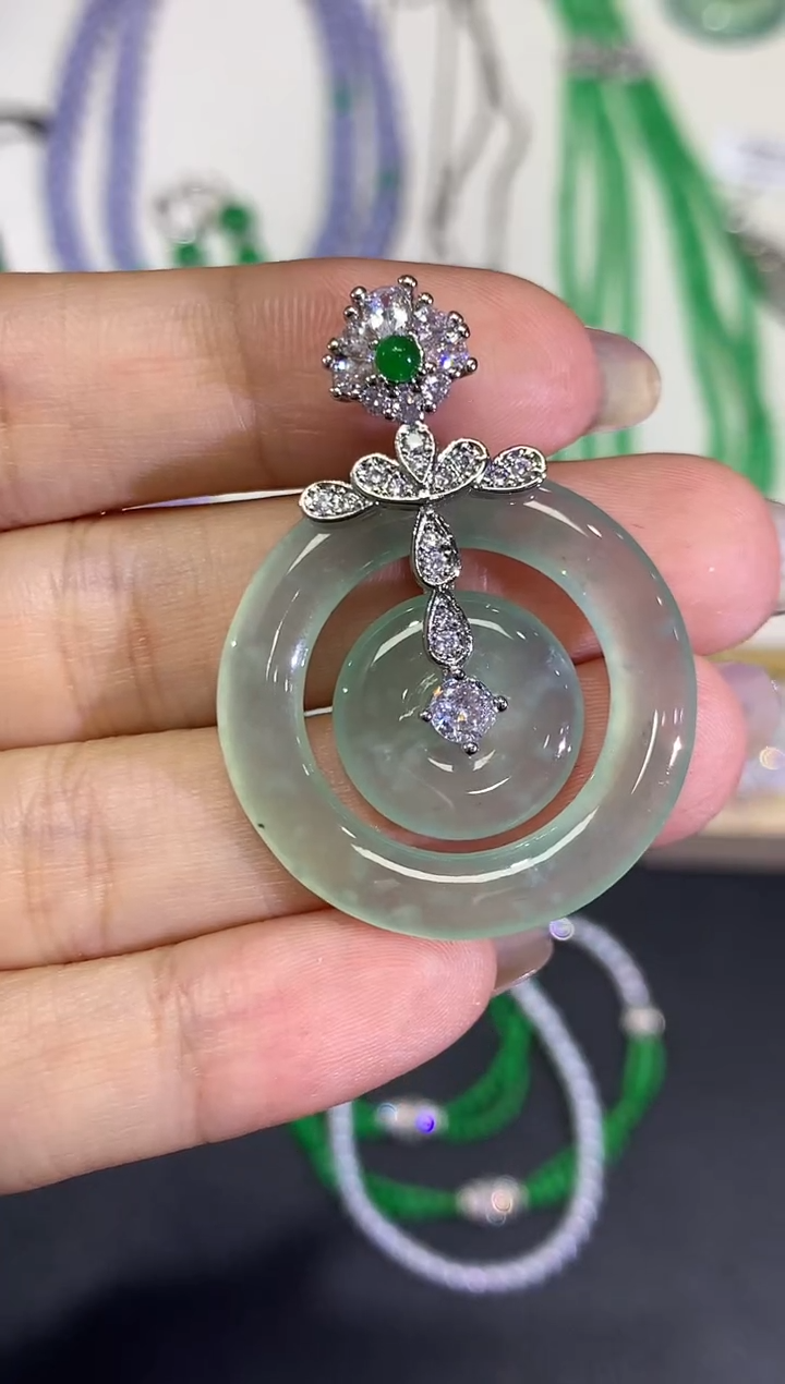 【闪购商品】翡翠颈饰未镶嵌1团购多样性发货