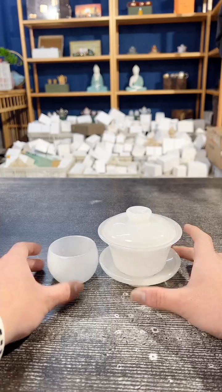 【闪购商品】其他纯色琉璃盖碗+同款杯