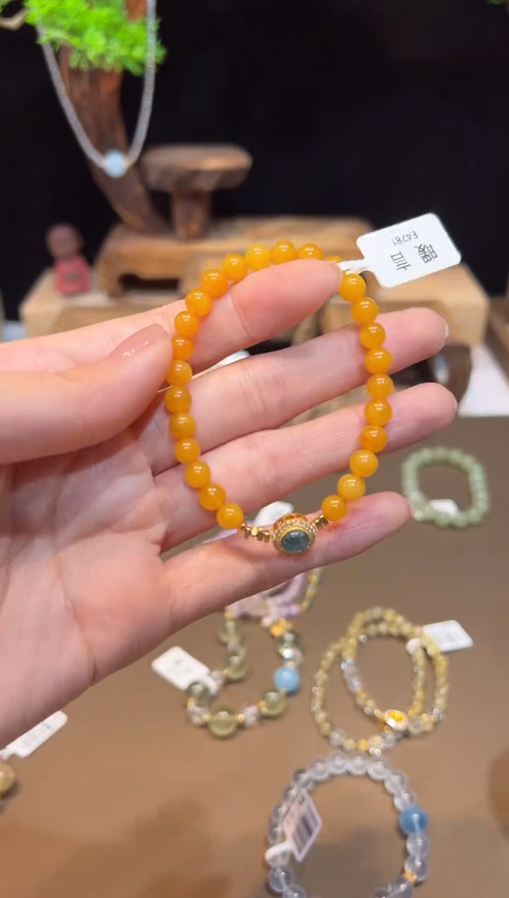 手饰琥珀未镶嵌手饰@@E4281