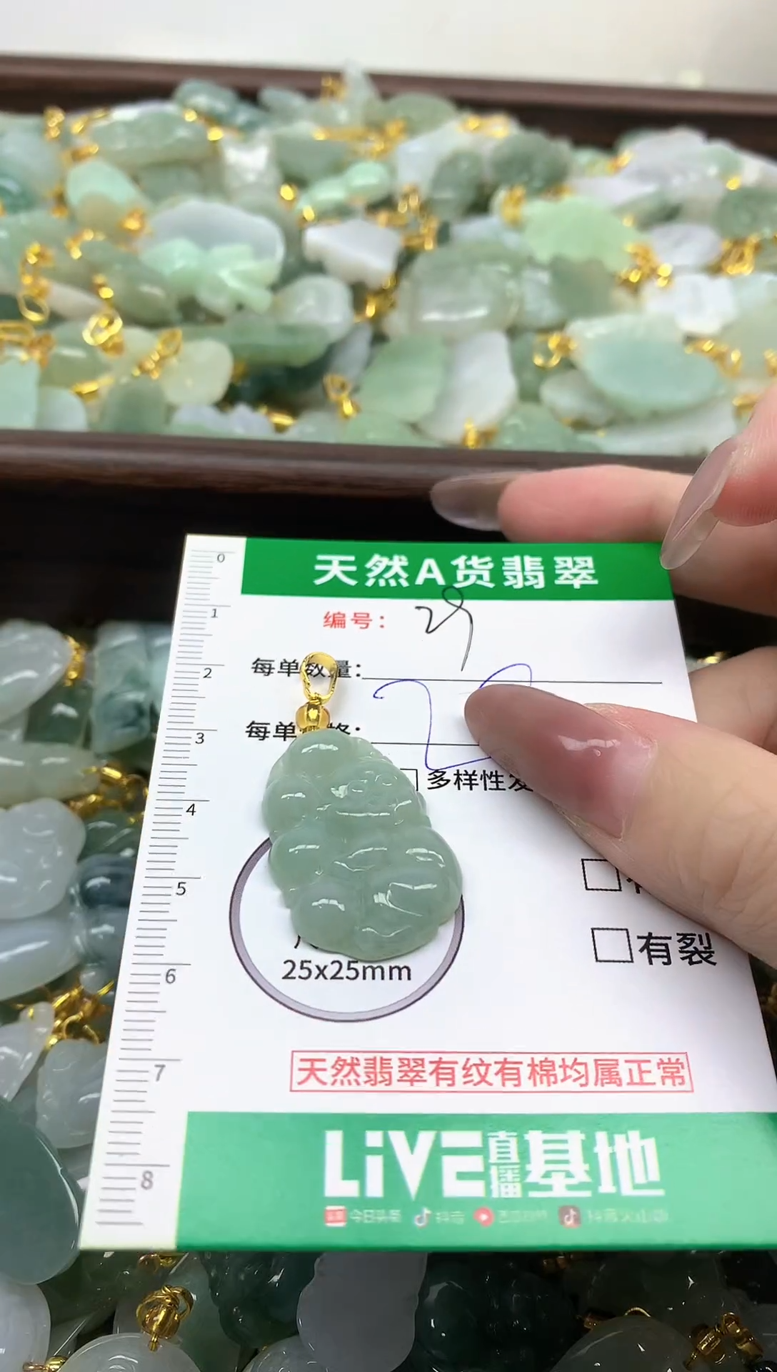 颈饰未镶嵌翡翠未镶嵌a货翡翠-29