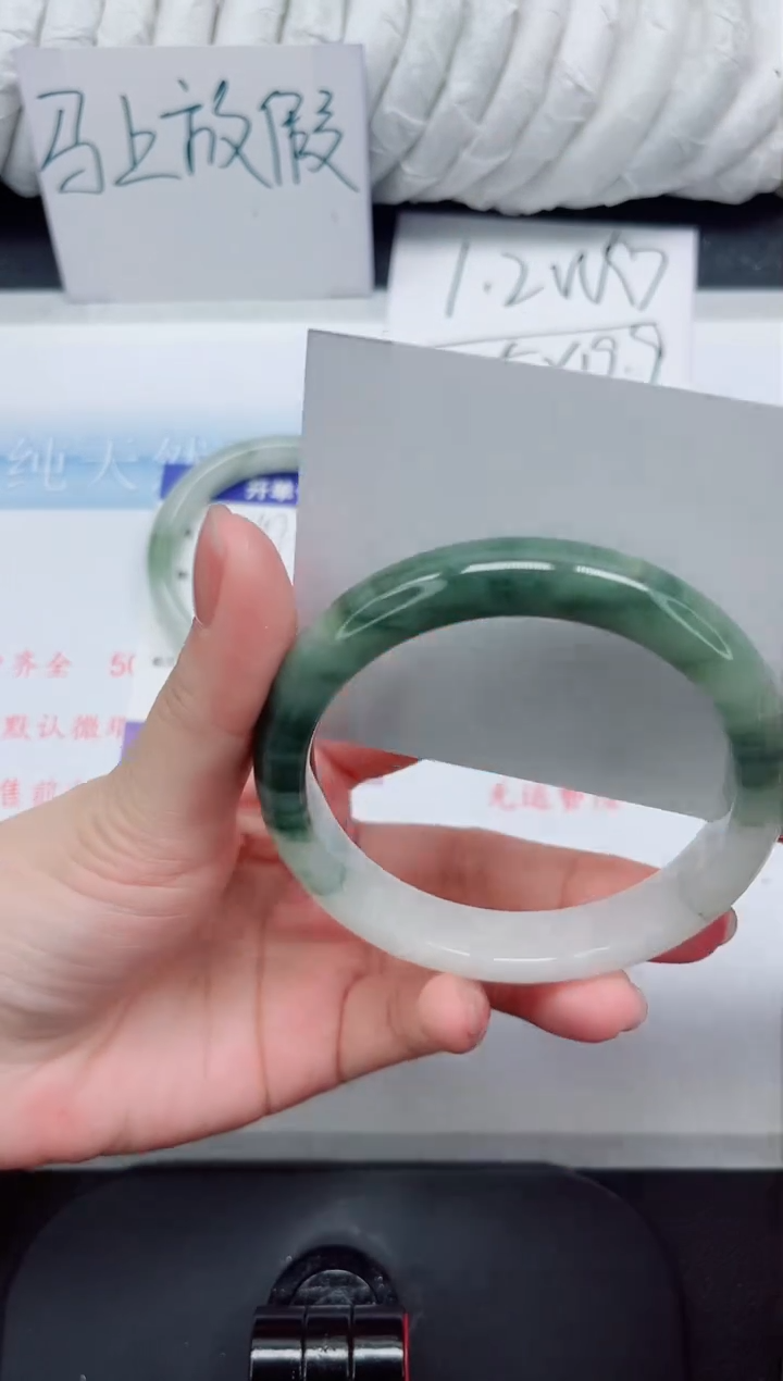 【闪购商品】石英质玉手镯未镶嵌103#60.1