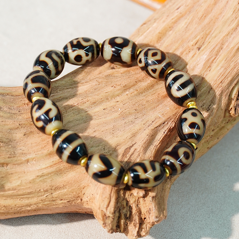 TZ894天然玛瑙牙黄多宝藏风手串（多样性发货，发其一）