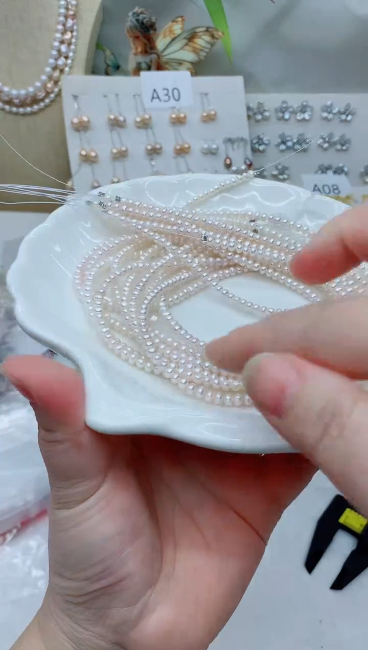 颈饰未镶嵌淡水珍珠多样性发其一【非无瑕】不做扣