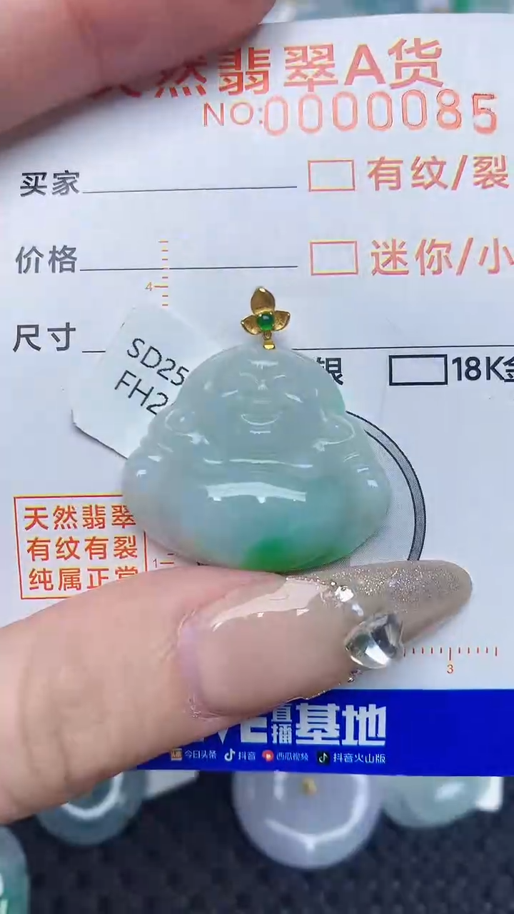 【闪购商品】翡翠颈饰18K金镶嵌45345345345