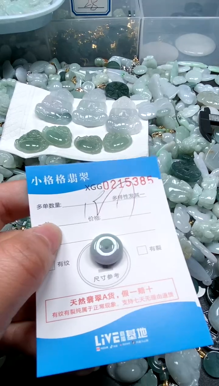 【闪购商品】翡翠颈饰未镶嵌闪购商品0215385