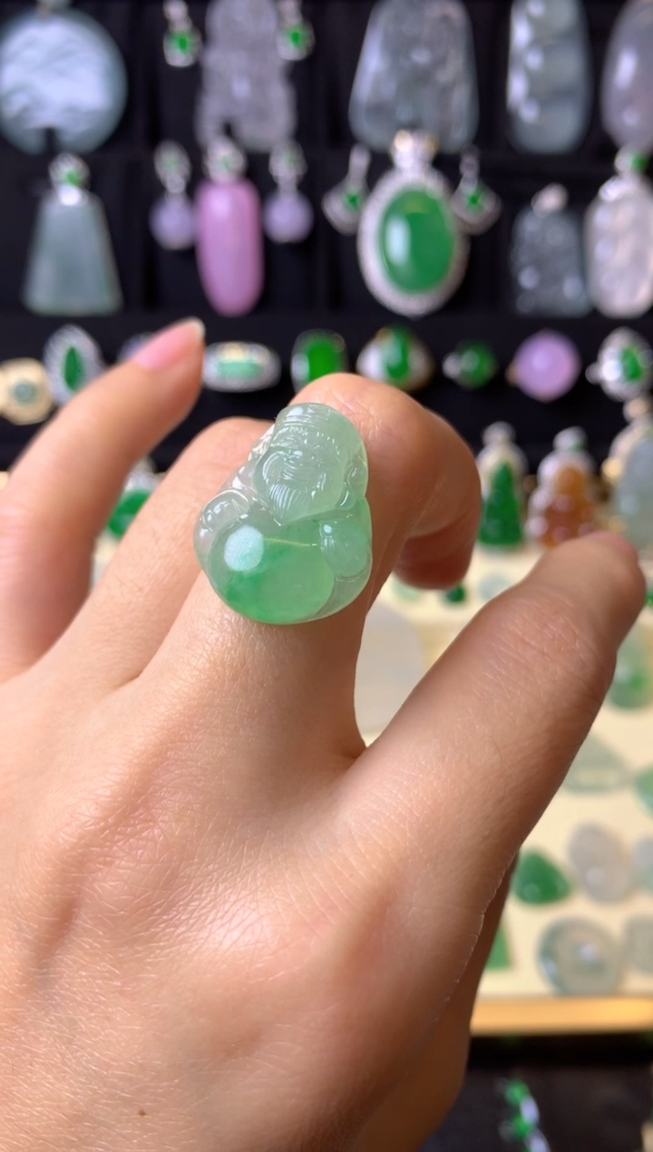 【闪购商品】定制翡翠未镶嵌1裸玉（客户意向镶嵌）