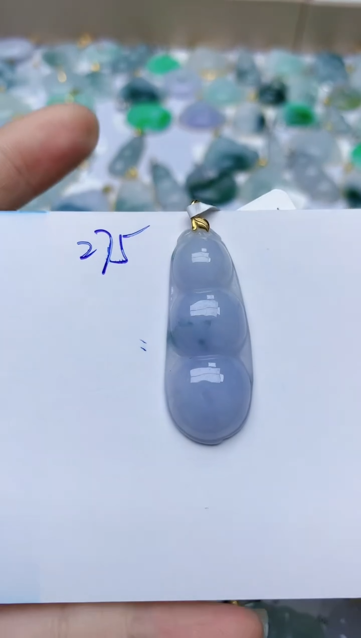 【闪购商品】翡翠颈饰18K金镶嵌天然翡翠A货    275