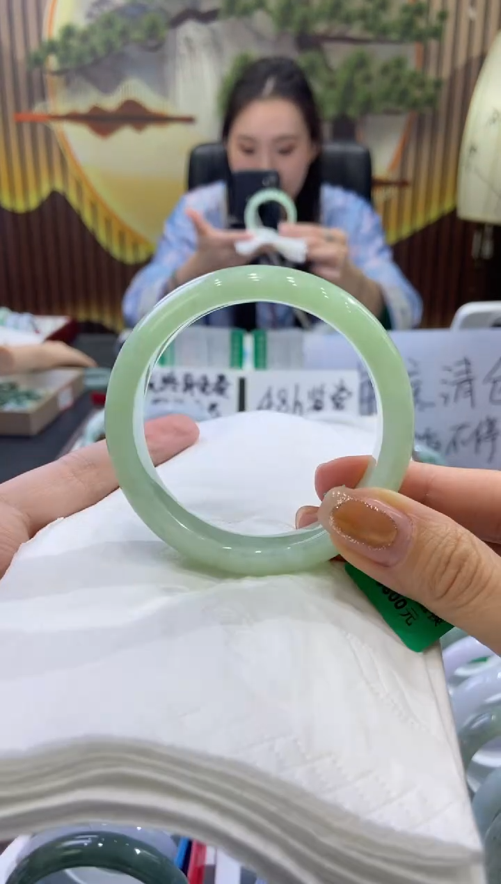 未镶嵌手镯翡翠0004559