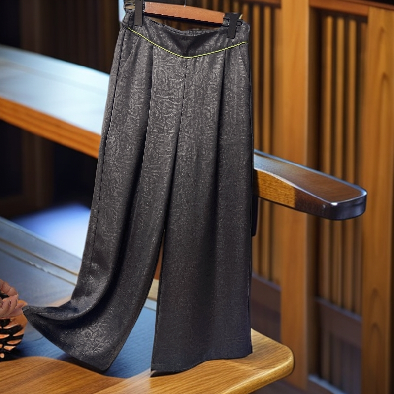 274【金姐专属】新款休闲百搭黑色直筒裤