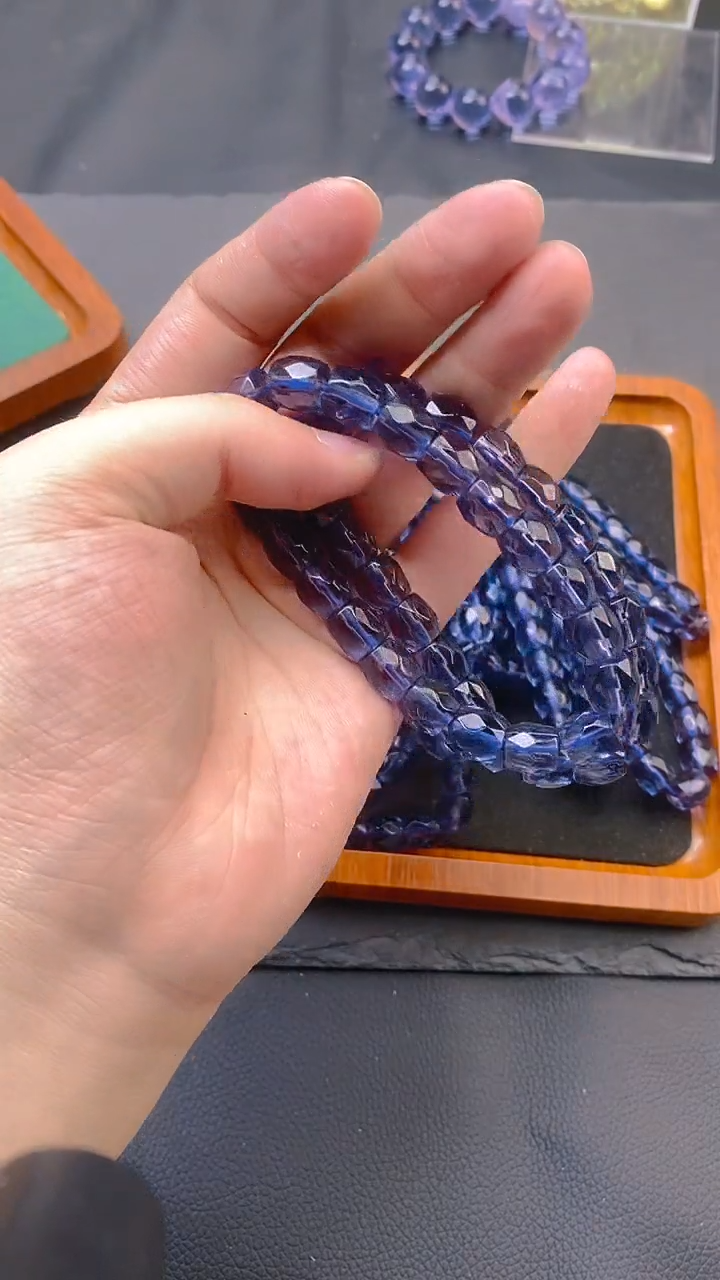 水晶手链未镶嵌紫水晶随型单圈