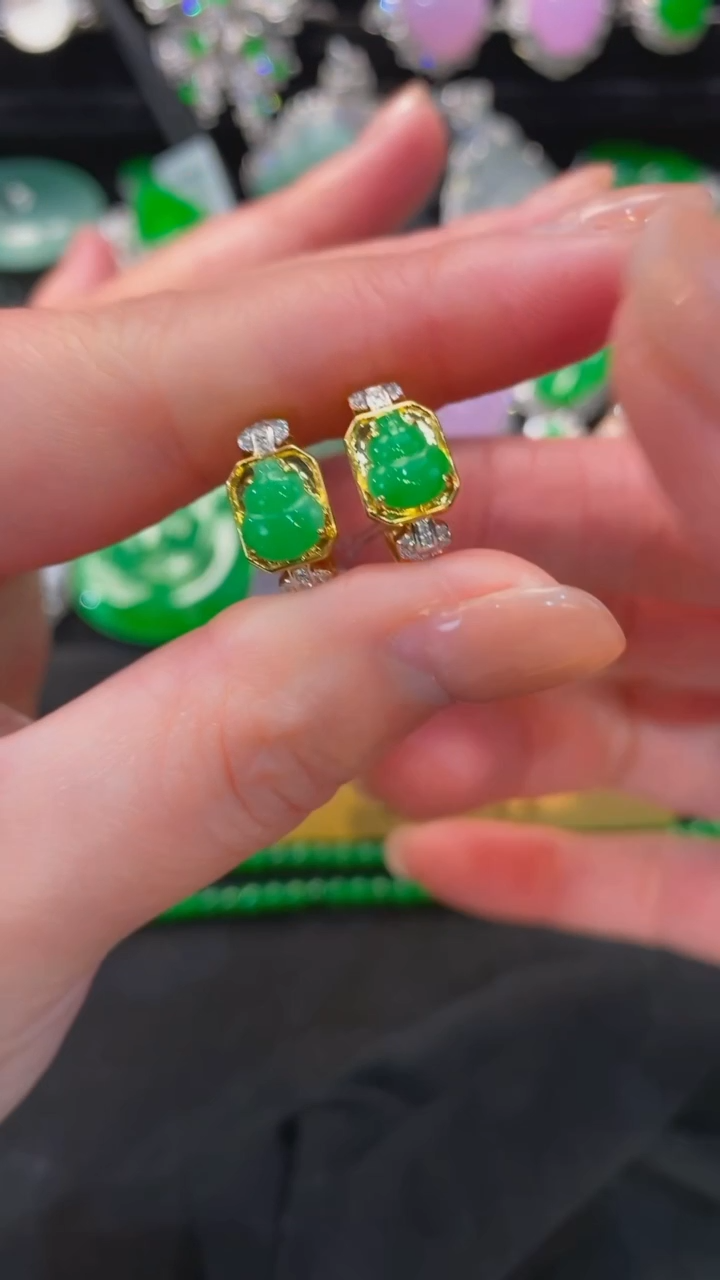 【闪购商品】翡翠颈饰未镶嵌耳包