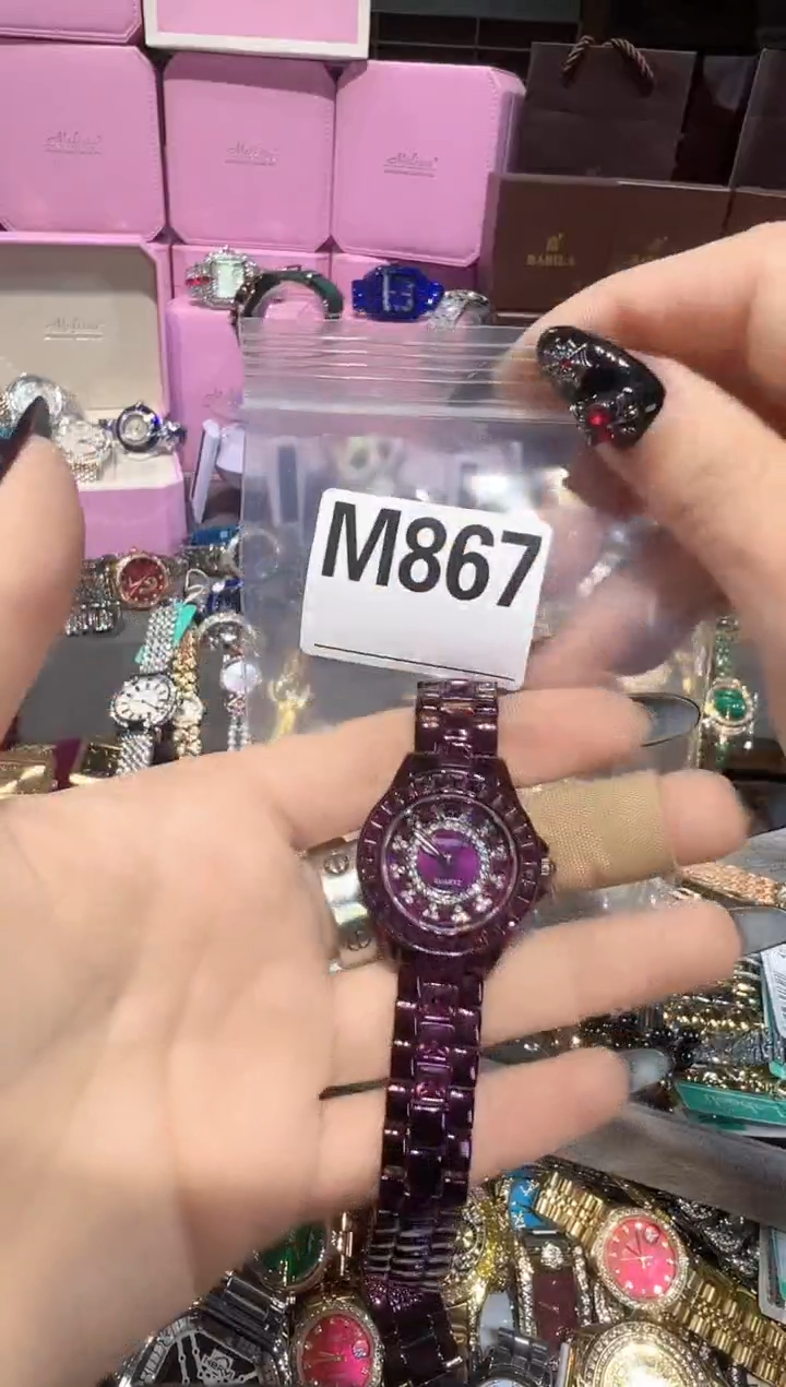 石英机芯不锈钢不锈钢直播定闪专用