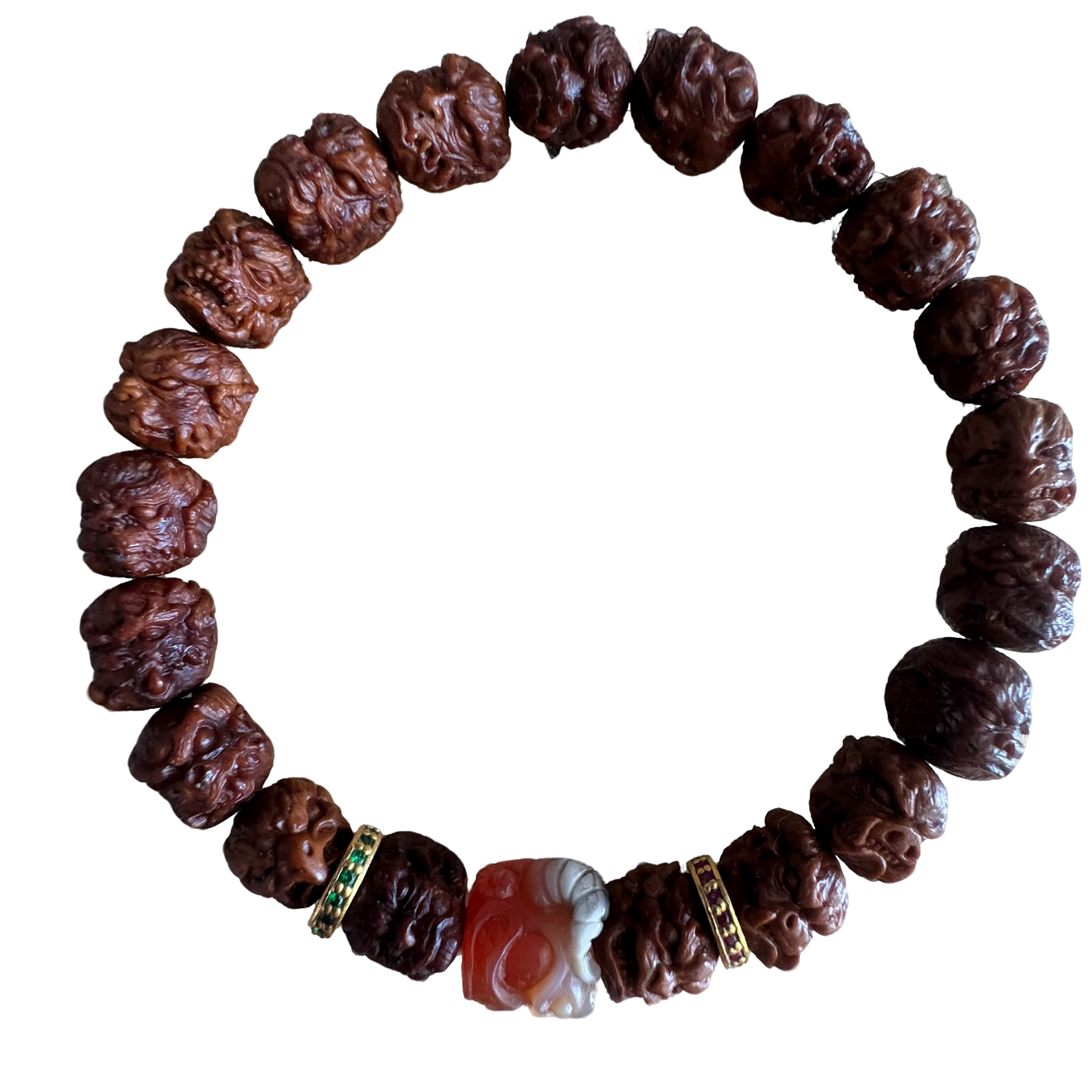 紫金鼠雕刻大鹏鸟搭配