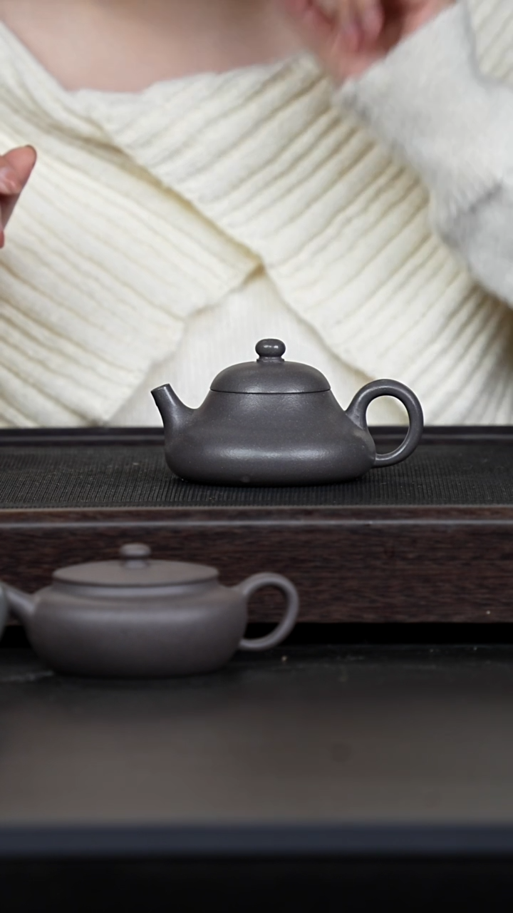 紫砂茶壶天青泥乳瓢微瑕孤品福利