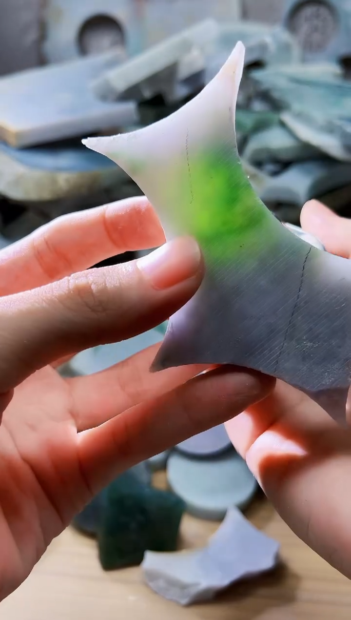 裸石翡翠翡翠a货正品玉石陈279