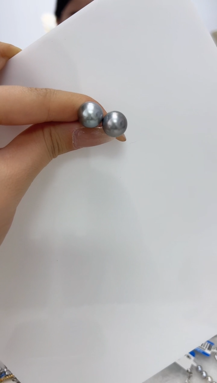 【闪购商品】海水珍珠DA18K金镶嵌耳钉 11 SS170