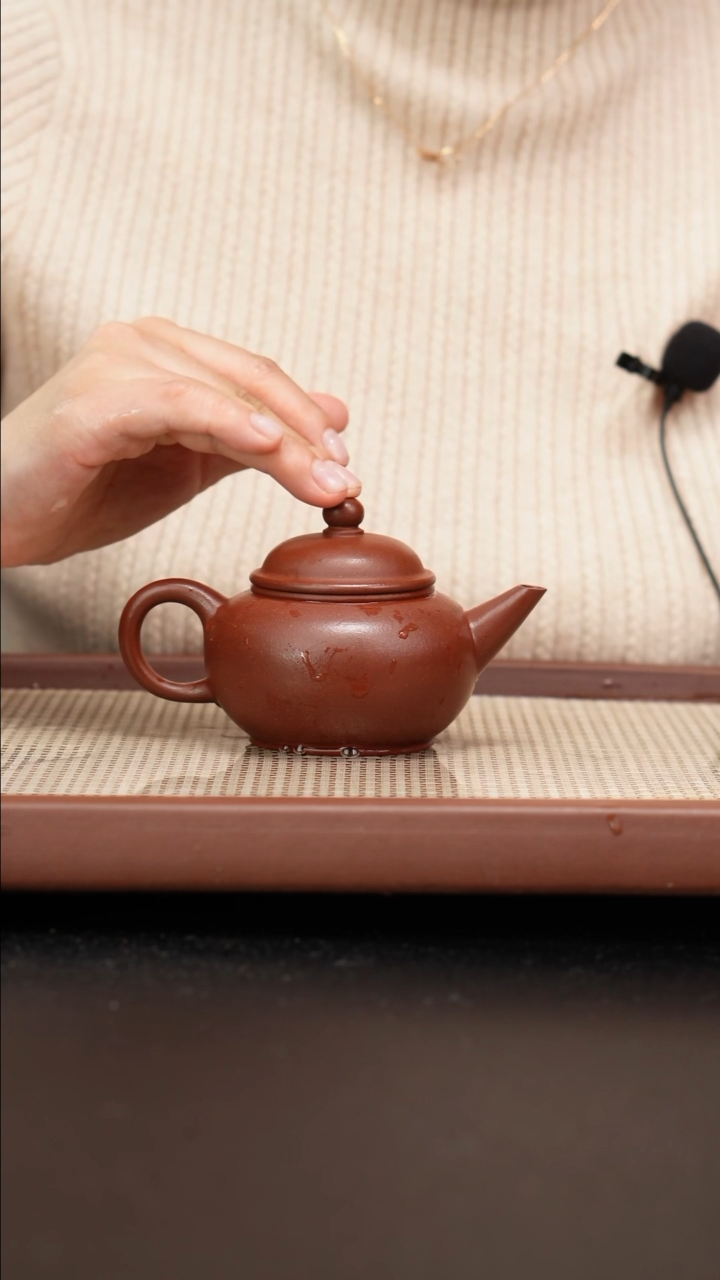 【闪购商品】紫砂茶壶全手工红皮龙水平