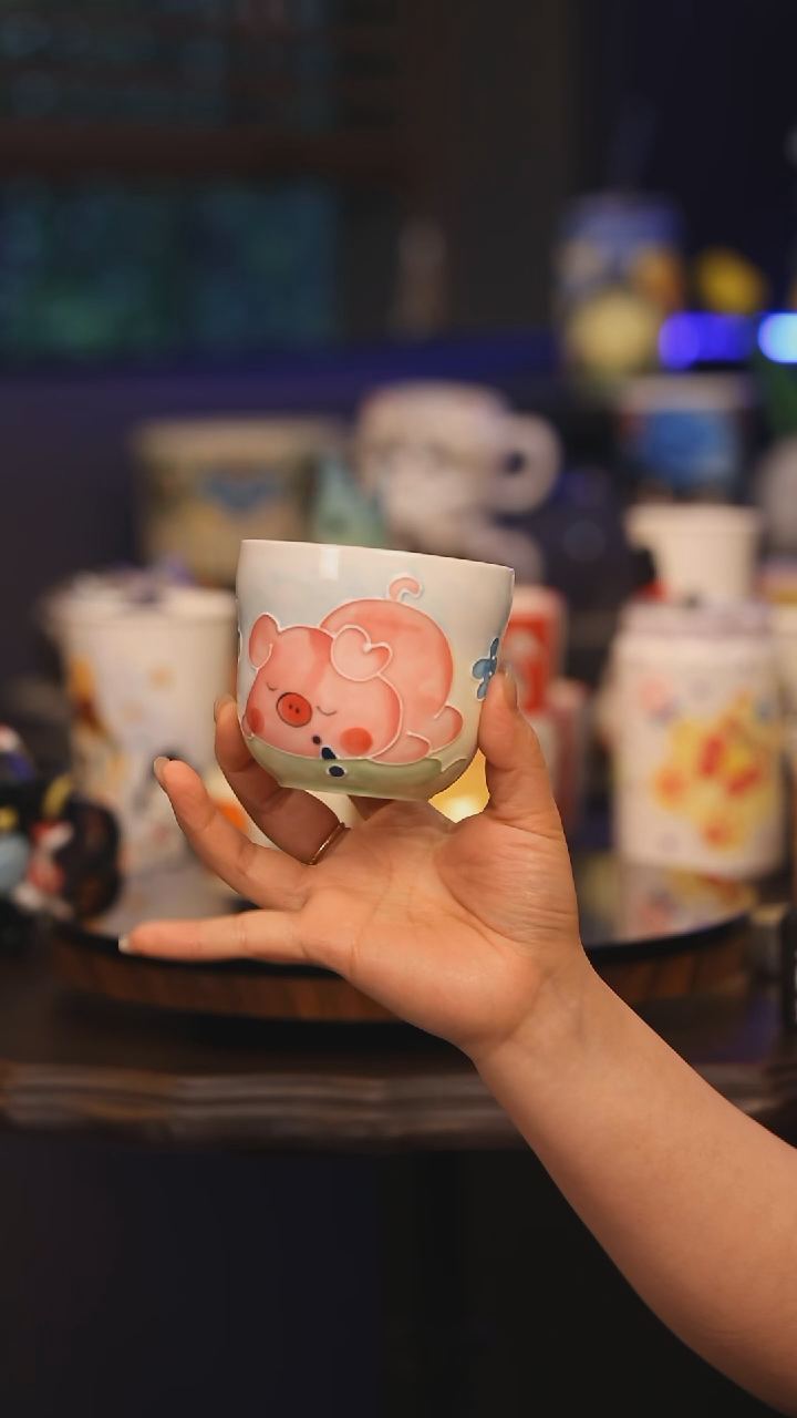 【闪购商品】摆件景德镇釉下彩绘设计师款式陶瓷