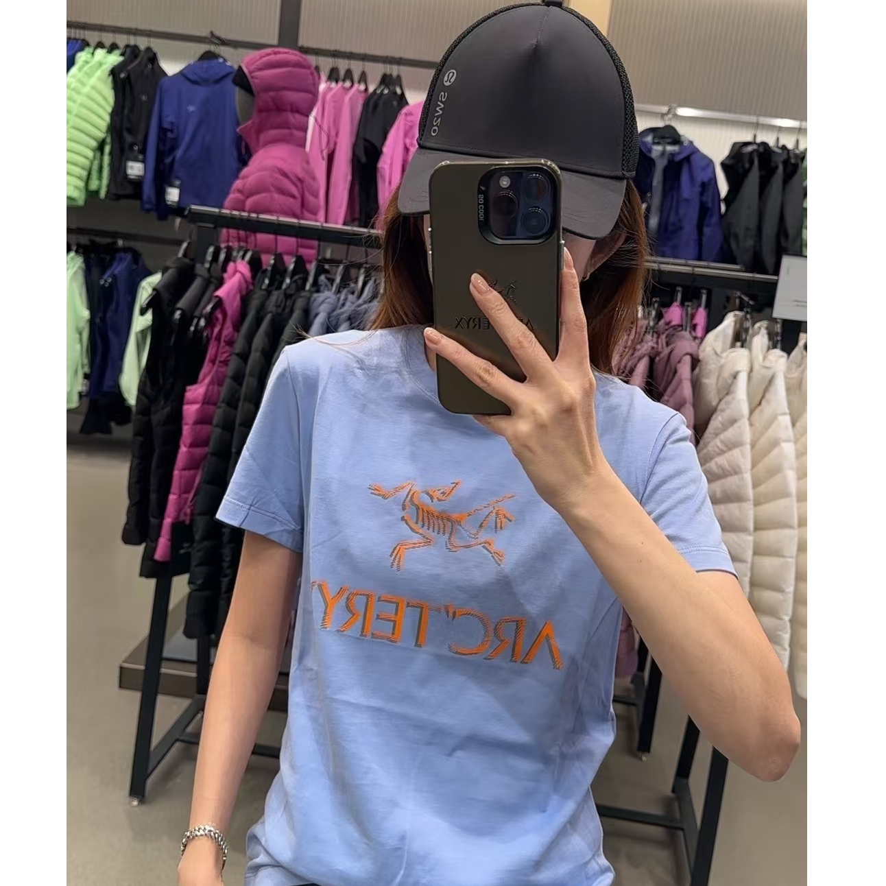 ARC'TERYX/始祖鸟女款ARC'WORD LOGO SHIRT 胸前大双标 短袖T恤