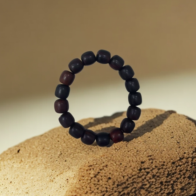 B455 灰龙骨手串 多样性随机发