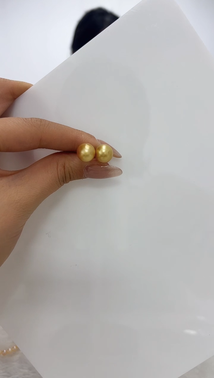 【闪购商品】海水珍珠DA18K金镶嵌耳钉 9 SS198