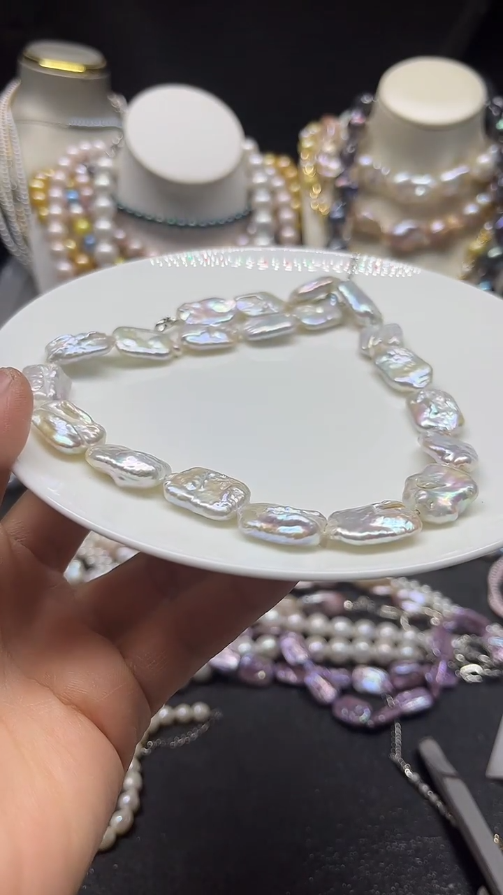 颈饰未镶嵌淡水珍珠多人