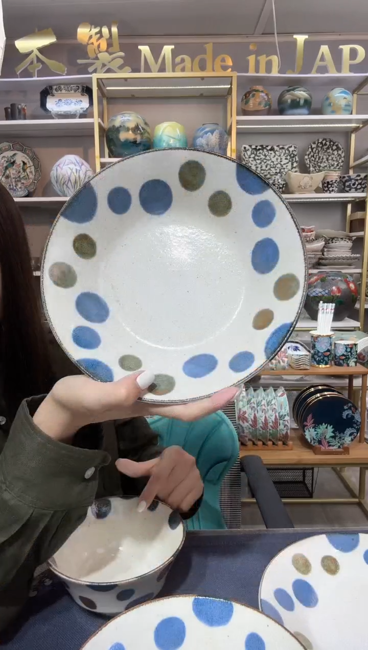 陶瓷南国之星深盘21cm两个