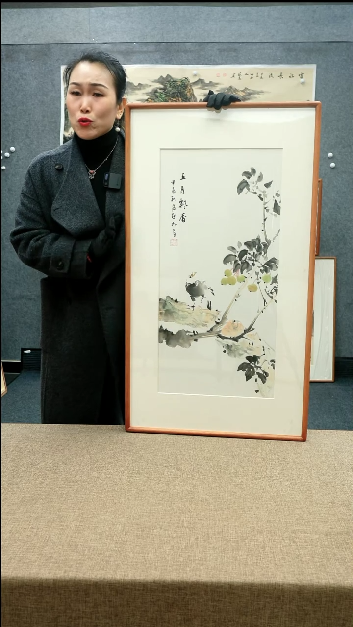 【闪购商品】国画52*92陈默如老师花鸟