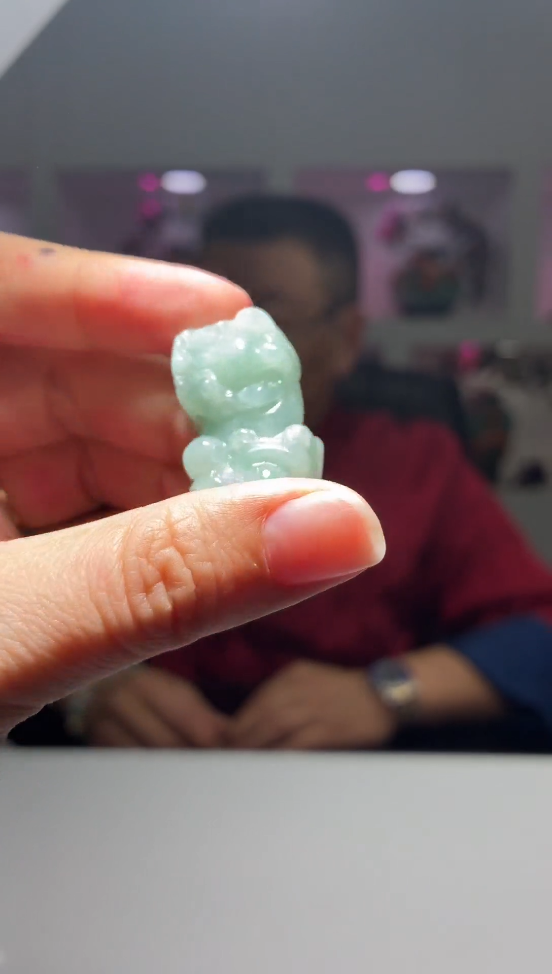 颈饰未镶嵌翡翠天然翡翠-11