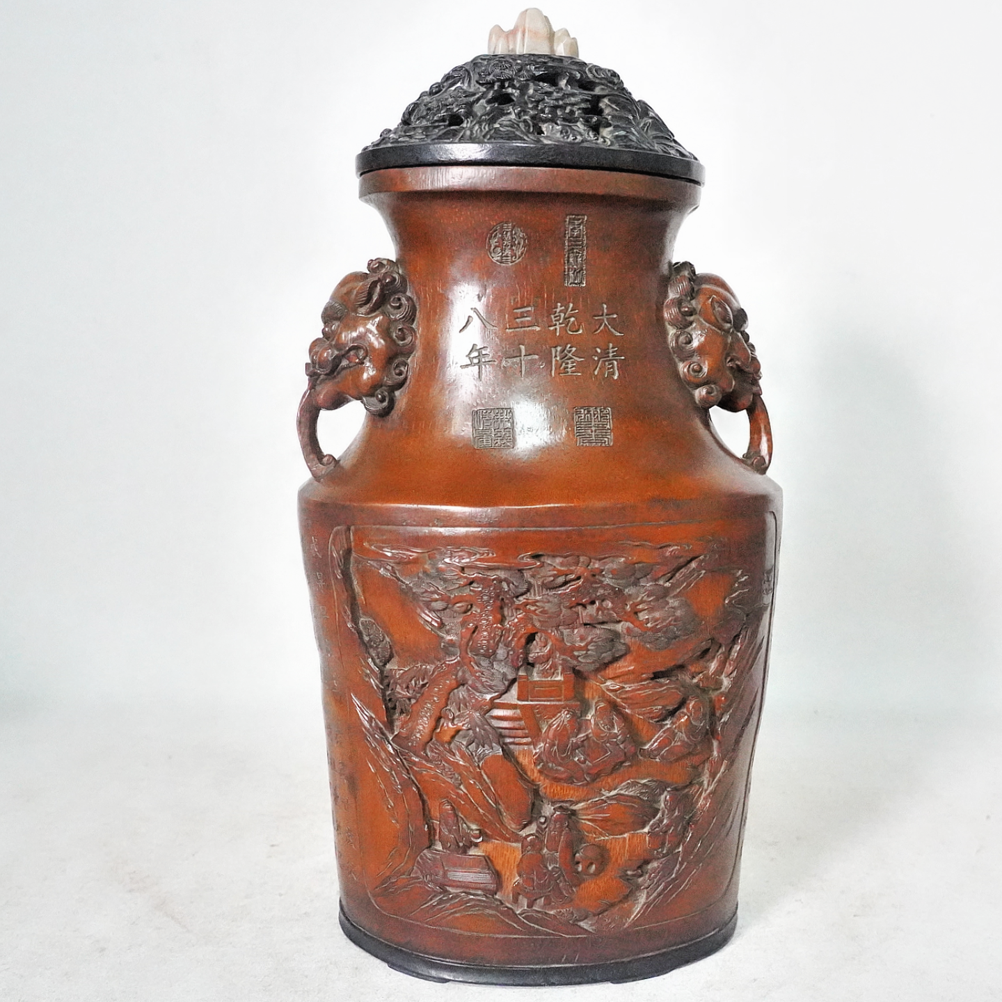 文华开物第226期拍品 6 清代 木器竹雕摆件