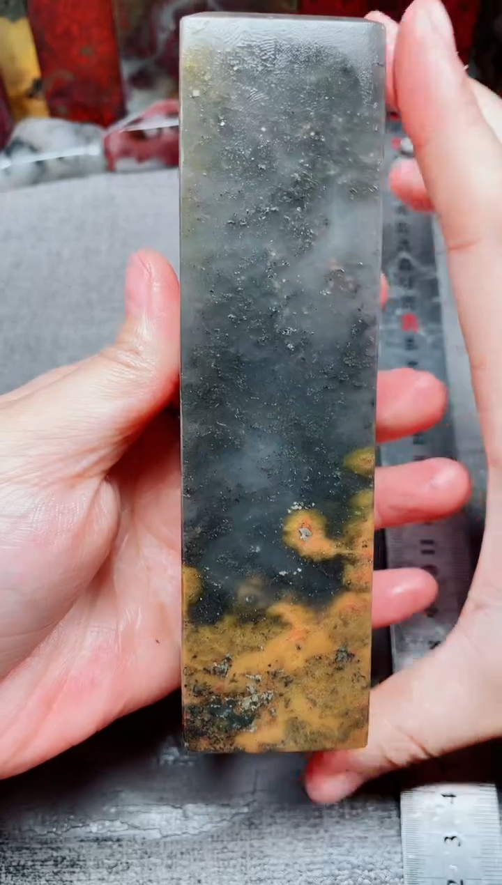 桂林鸡血玉素章--28