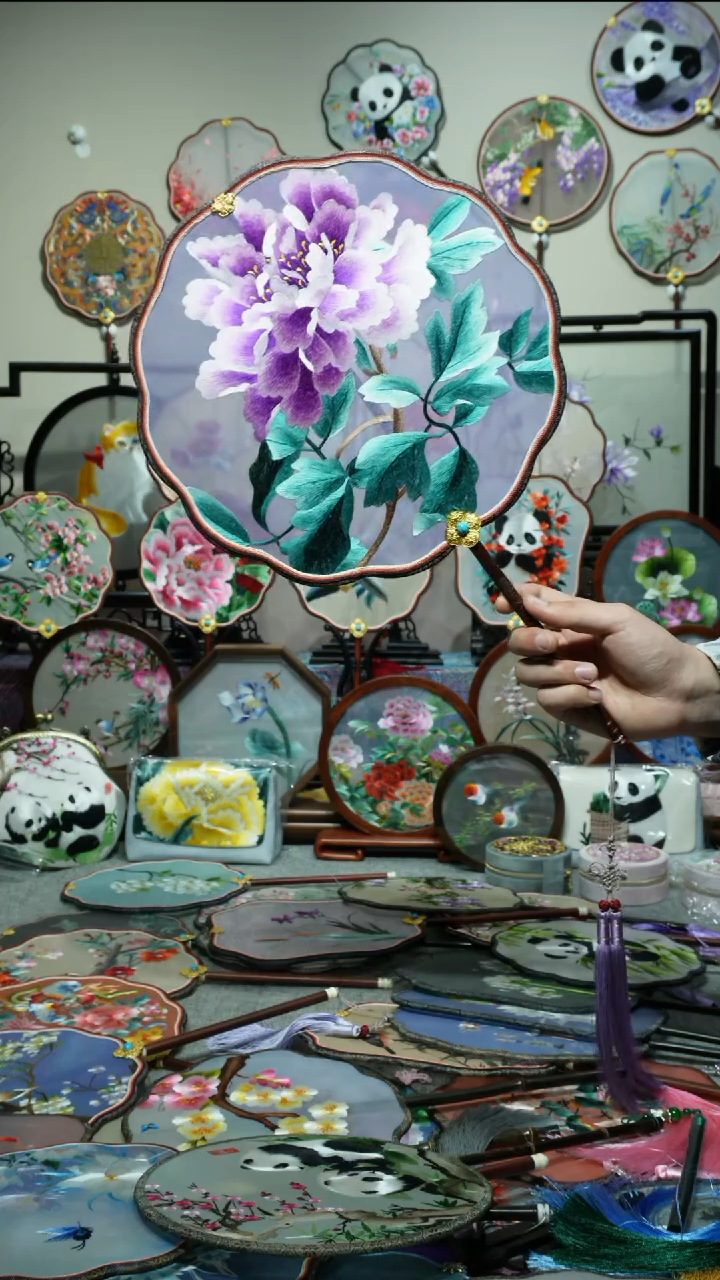 刺绣纯手工苏绣艺术品