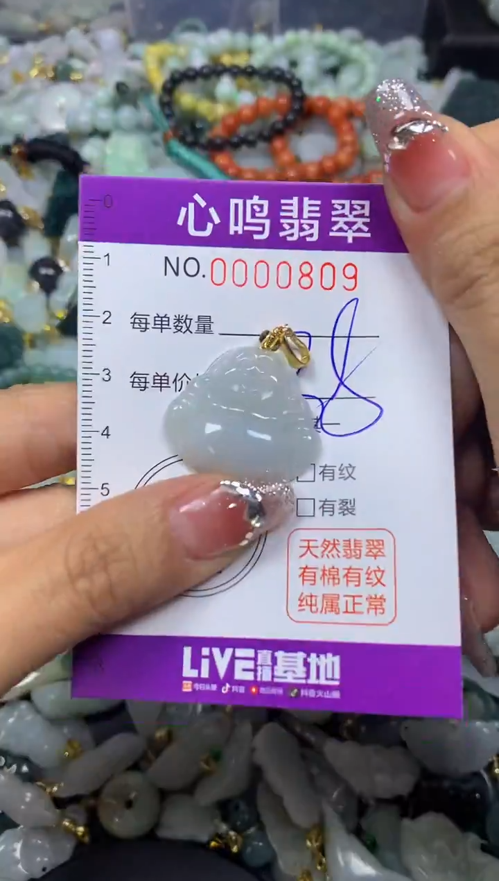 【闪购商品】翡翠颈饰未镶嵌闪购00809