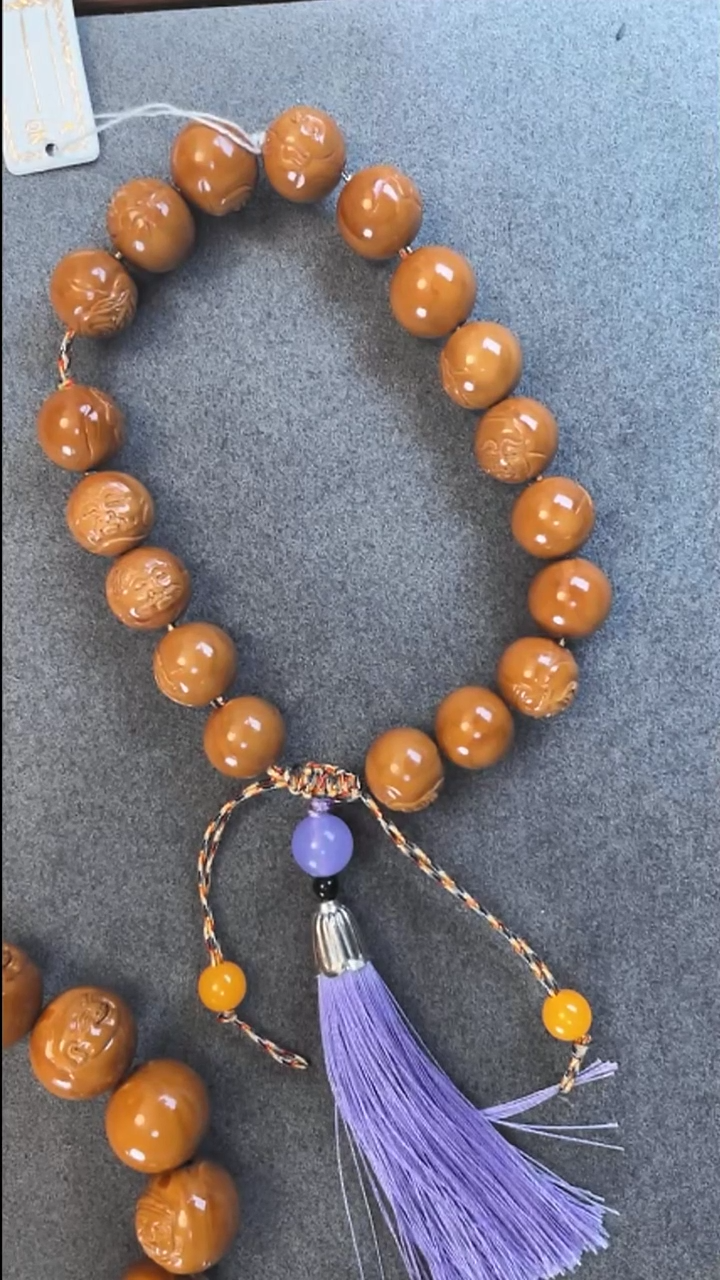 【闪购商品】橄榄核手串光珠1.2铁