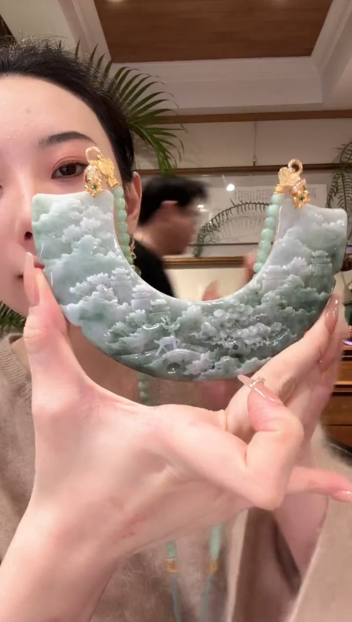 【闪购商品】翡翠颈饰未镶嵌国风
