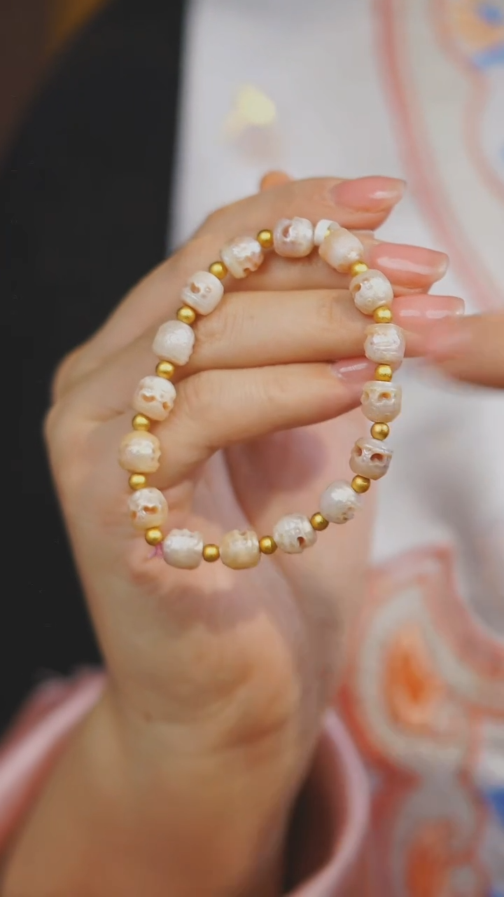 【闪购商品】海螺珠手绳未镶嵌多样性发其一