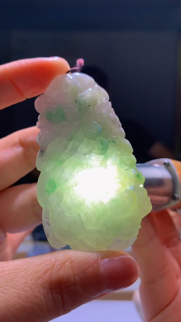 未镶嵌挂件翡翠天然翡翠珠宝259