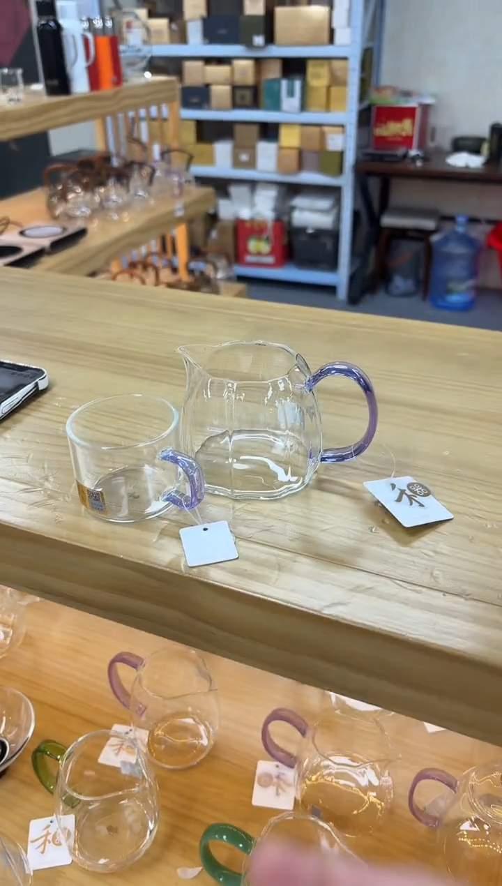 禾器倾妍茶海浅紫色+禾器清尚杯一个装