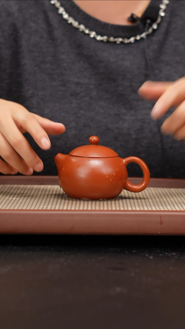 【闪购商品】紫砂茶壶黄龙山朱泥西施150