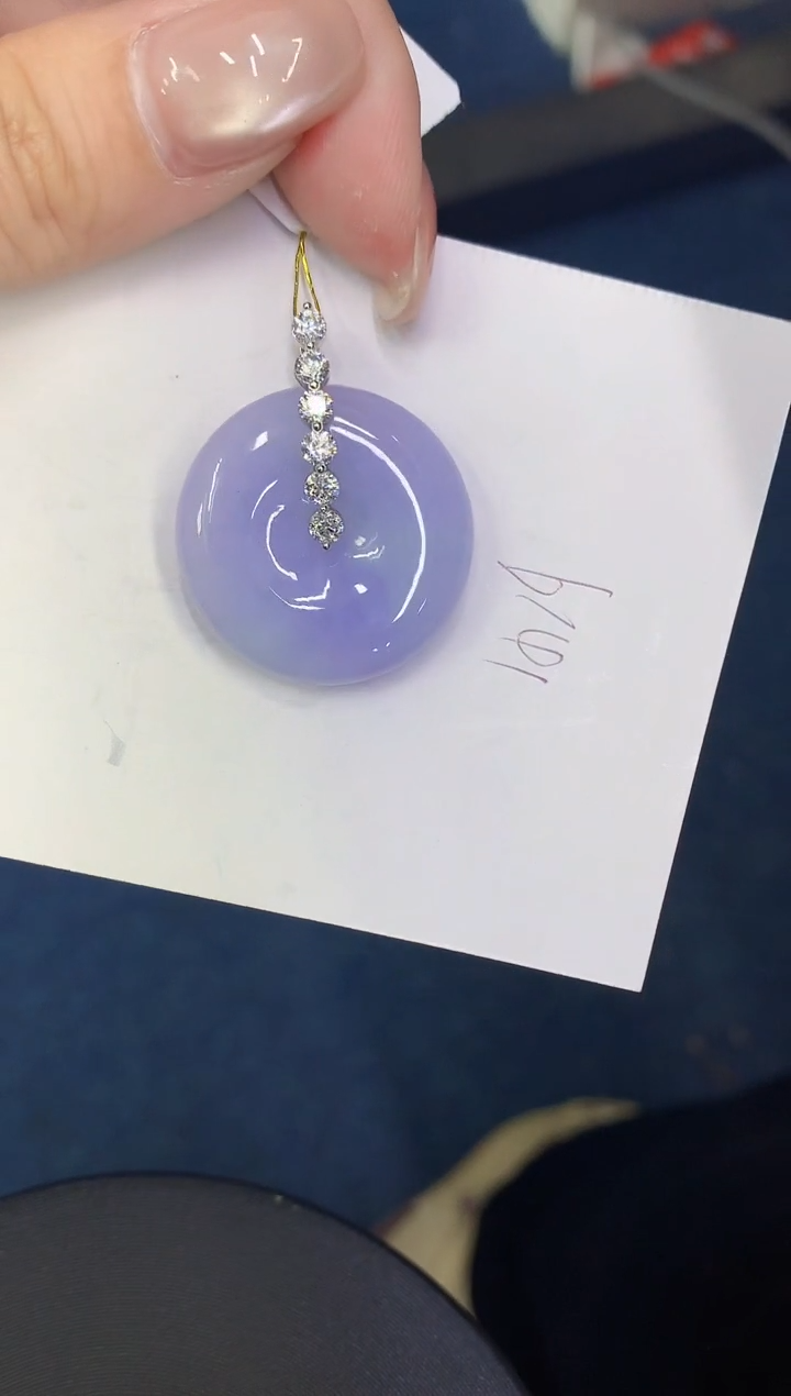 【闪购商品】翡翠颈饰18K金镶嵌00000000000
