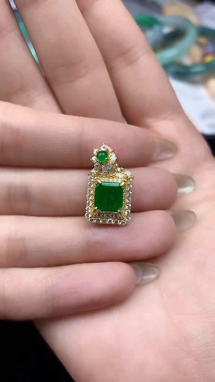 【闪购商品】翡翠颈饰银S925镶嵌 颈饰