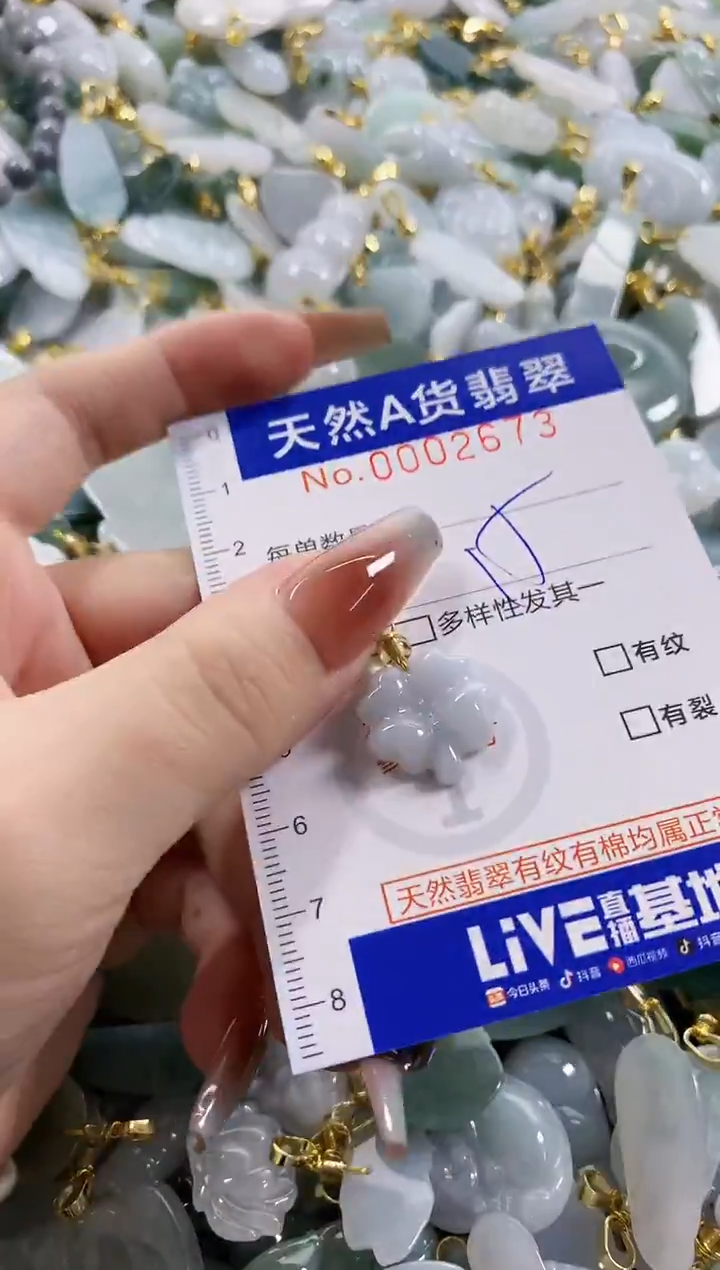 颈饰未镶嵌翡翠天然A货翡翠