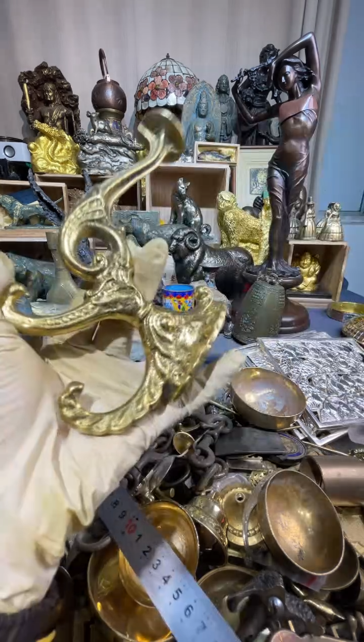 茶盏大阪中古铜器摆件10