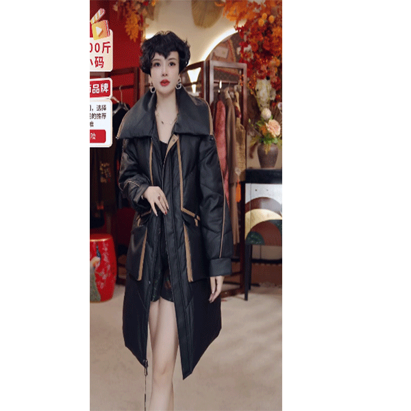 YUFEI/禹菲 FJ  7901  菲姐轻奢时尚时尚羽绒外套