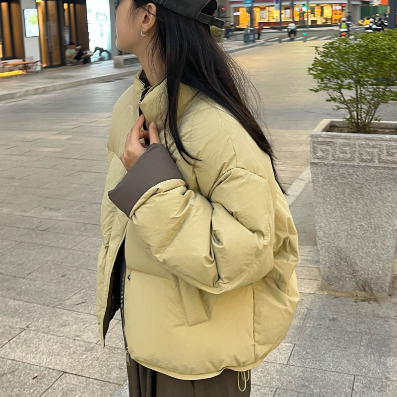 高级感超好看外套女2025新款爆款冬小个子韩系穿搭棉衣棉服女短款