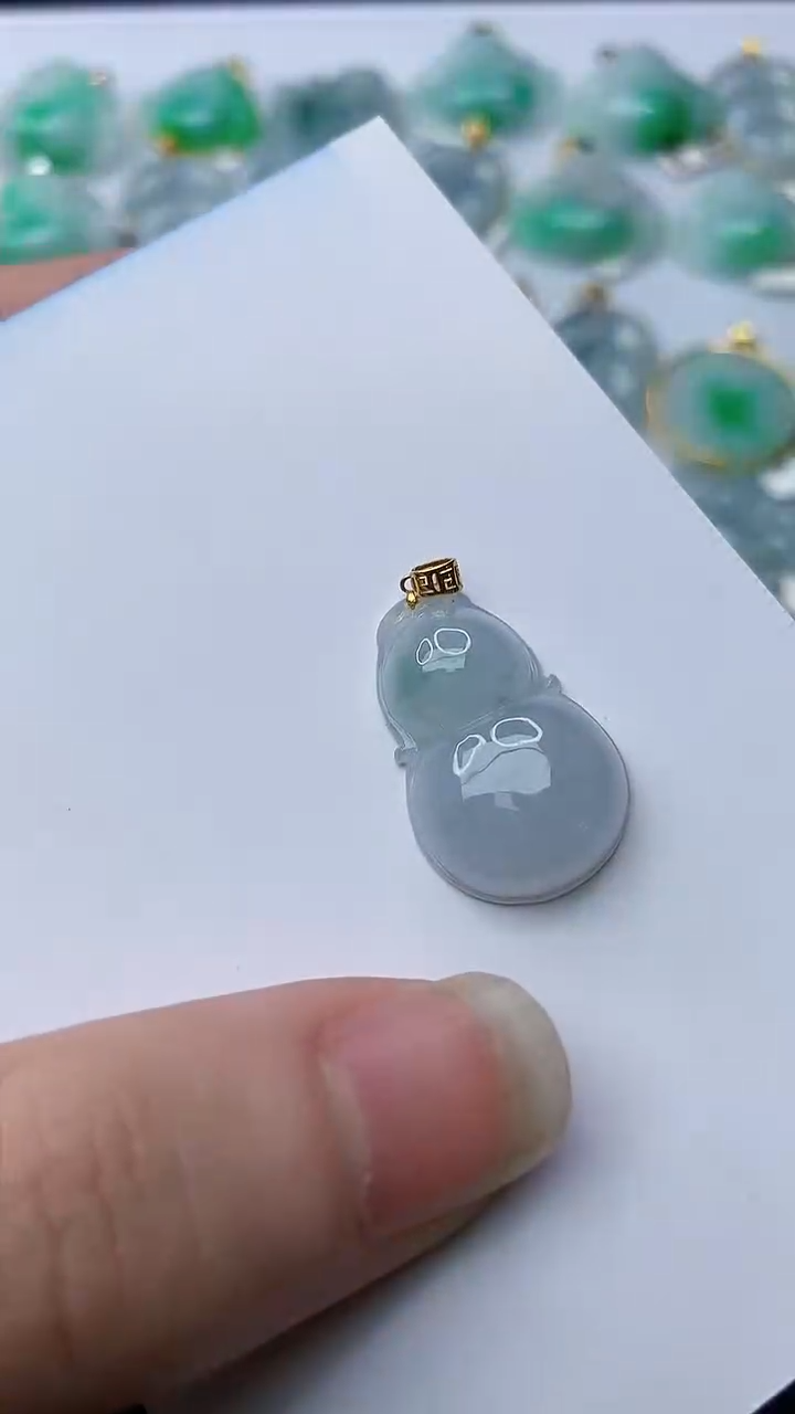 【闪购商品】翡翠颈饰18K金镶嵌73.........